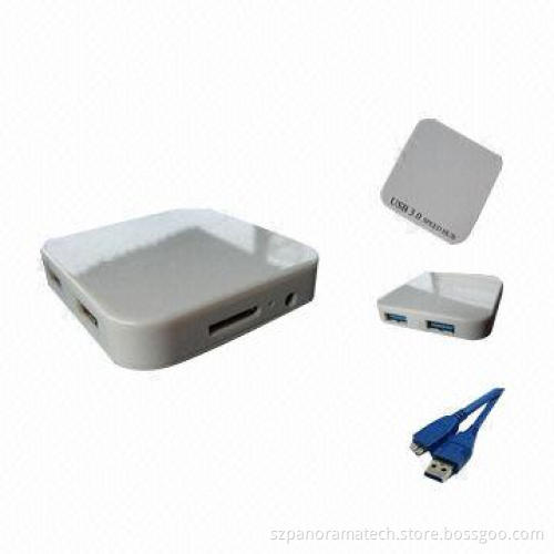 4-port USB 3.0 Hub, Colorful, High-speed Data Transfer